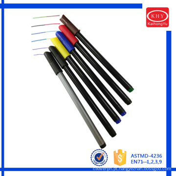 Hot sales rainbow colors fiber or steel tip water color pen